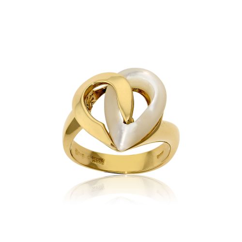 Δαχτυλίδι Κίτρινο Χρυσό 18 Καρατίων Κ18 με Φίλντισι 018461
