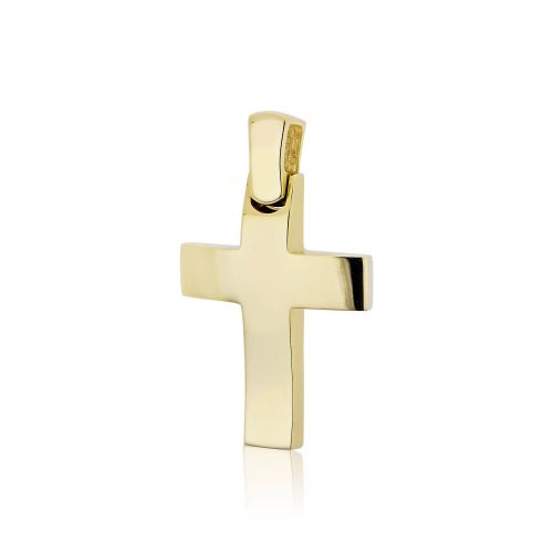 Σταυρός Βάπτισης ValOro για Αγόρι Σκέτος Κίτρινο Χρυσό 14 Καρατίων Κ14 025400