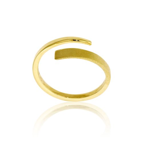 Δαχτυλίδι Σπείρα Κίτρινο Χρυσό 14 Καρατίων Κ14 031681