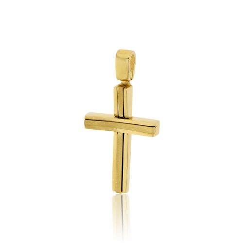 Σταυρός Βάπτισης Val΄Oro για Αγόρι Σκέτος Κίτρινο Χρυσό Κ14 031897