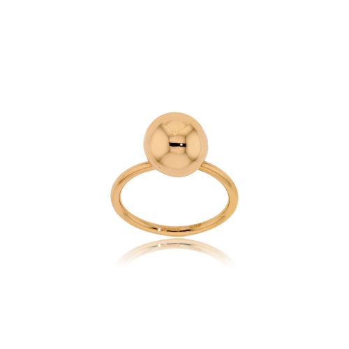 Δαχτυλίδι Μπίλια Ροζ Χρυσό 14 Καρατίων Κ14 032168