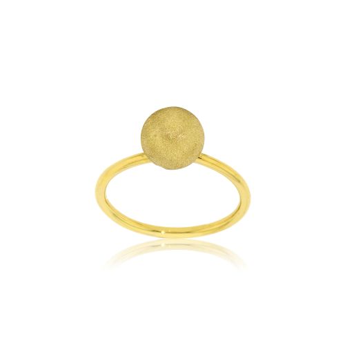 Δαχτυλίδι Μπίλια Κίτρινο Χρυσό 14 Καρατίων Κ14 032173