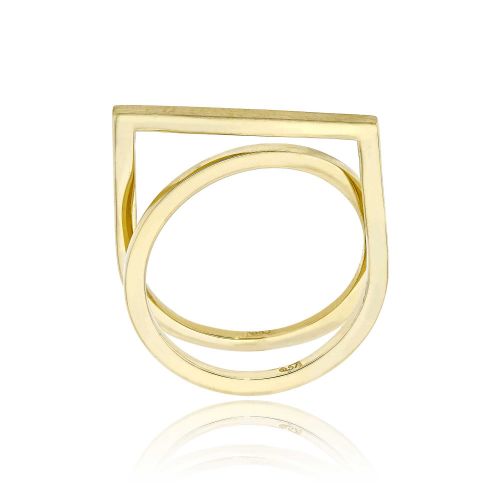 Δαχτυλίδι από Κίτρινο Χρυσό 14 Καρατίων 033031