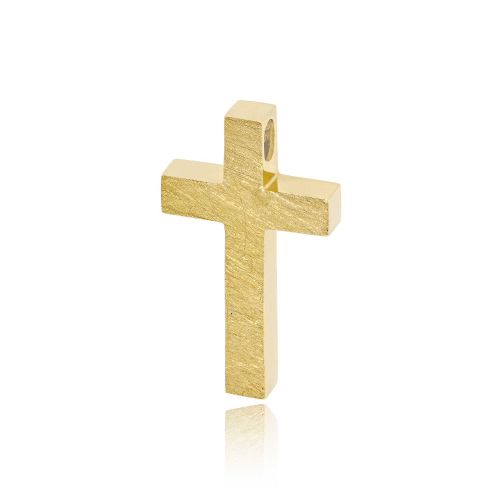 Σταυρός Βάπτισης για Αγόρι Val΄Oro Σκέτος από Κίτρινο Χρυσό Κ14 033135