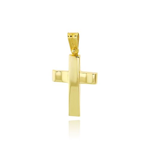 Σταυρός Βάπτισης για Αγόρι από Κίτρινο Χρυσό Κ14 035036