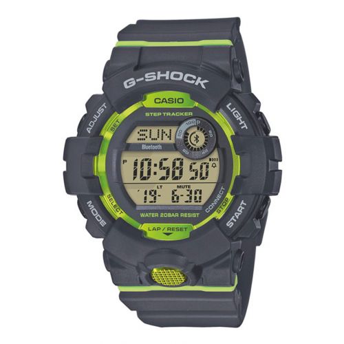 Ρολόι Casio G-Shock Quartz με Γκρι Λουράκι Ρητίνης GBD-800-8ER