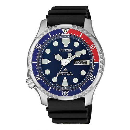 Ανδρικό ρολόι Citizen Promaster Diver΄s Automatic με Λουράκι από Καουτσούκ NY0086-16L