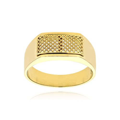 Δαχτυλίδι Ανδρικό Val΄Oro από Κίτρινο Χρυσό Κ14 038154