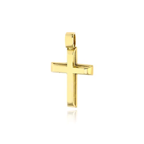 Σταυρός Βάπτισης Val΄Oro για Αγόρι Σκέτος από Κίτρινο Χρυσό Κ14 038160