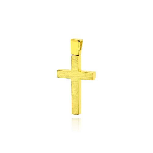 Σταυρός Βάπτισης για Αγόρι από Κίτρινο Χρυσό Κ14 038356