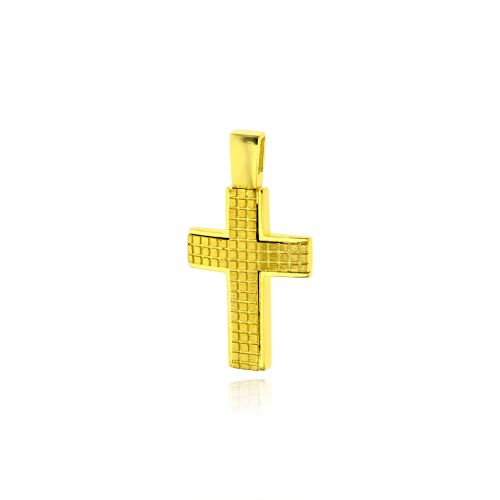 Σταυρός Βάπτισης για Αγόρια  από Κίτρινο Χρυσό Κ14 038357