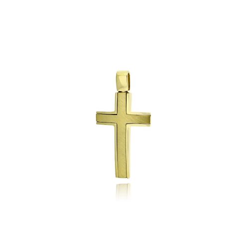 Σταυρός Βάπτισης για Αγόρι Val΄Oro Σκέτος από Κίτρινο Χρυσό Κ14 039734