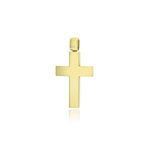 Σταυρός Βάπτισης για Αγόρι Val΄Oro Σκέτος από Κίτρινο Χρυσό Κ14 039736