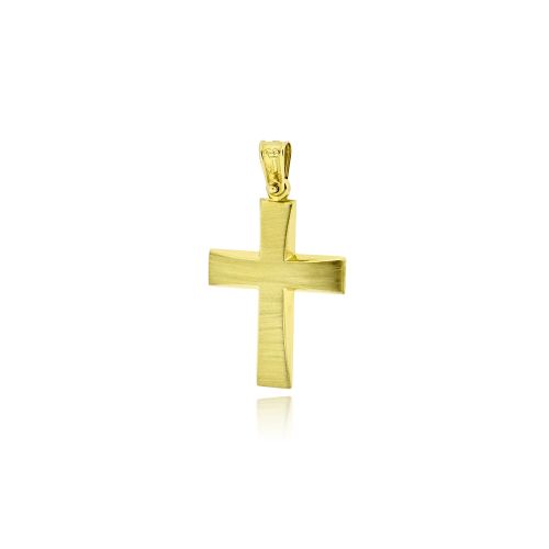 Σταυρός Βάπτισης για Αγόρι από Κίτρινο Χρυσό Κ14 040134