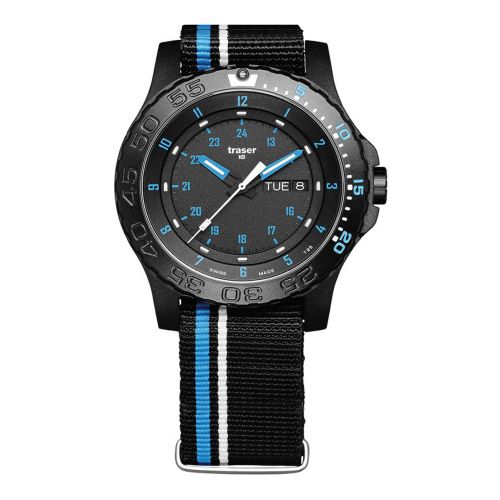 Αντρικό Ρολόι Traser P66 Blue Infinity με Λουράκι ΝΑΤΟ 105545