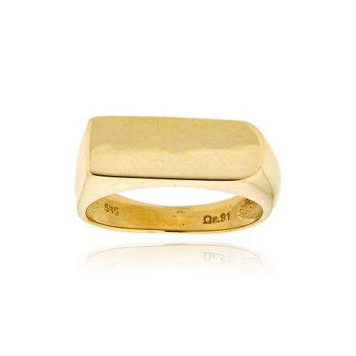 Δαχτυλίδι Σεβαλιέ από Κίτρινο Χρυσό Κ14 041072