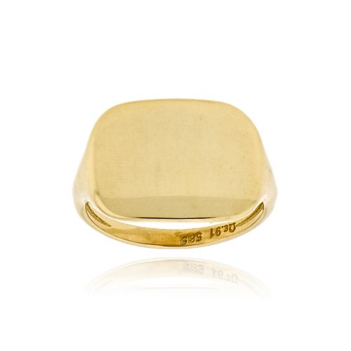 Δαχτυλίδι Σεβαλιέ από Κίτρινο Χρυσό Κ14 041073