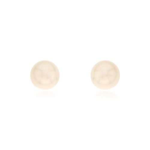 Σκουλαρίκια από Λευκο Χρυσό Κ18 με Μαργαριτάρια Νοτίων Θαλασσών 041109