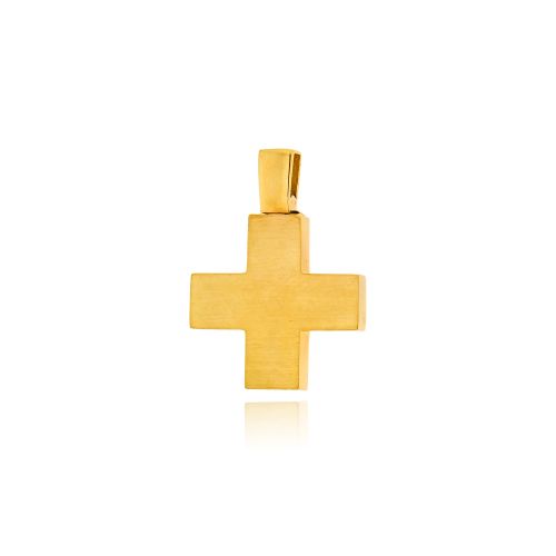 Σταυρός Βάπτισης για Αγόρι από Κίτρινο Χρυσό Κ14 041187