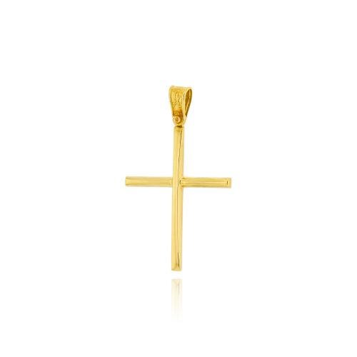 Σταυρός Βάπτισης για Αγόρι από Κίτρινο Χρυσό Κ14 041217