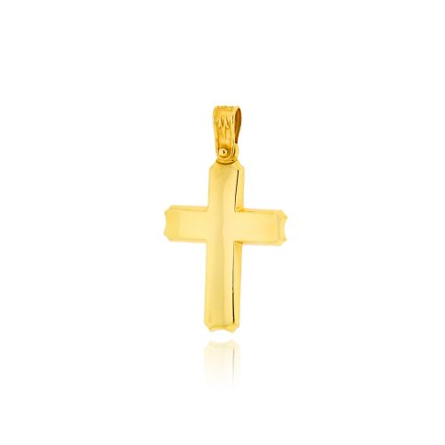 Σταυρός Βάπτισης για Αγόρι από Κίτρινο Χρυσό Κ14 041231
