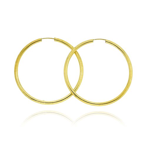 Σκουλαρίκια Κρίκοι από Κίτρινο Χρυσό Κ9 041736