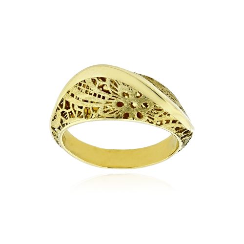 Δαχτυλίδι Neonero από Κίτρινο Χρυσό Κ14 041782