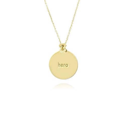 Μενταγιόν Hero από Ασήμι 925 με Αλυσίδα - Get Inspired Collection 042078