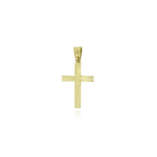 Σταυρός Βάπτισης από Κίτρινο Χρυσό Κ14 042295