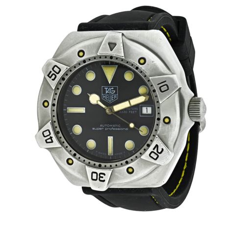Ρολόι TAG Heuer Super Professional με Λουράκι από Καουτσούκ WS2110-2