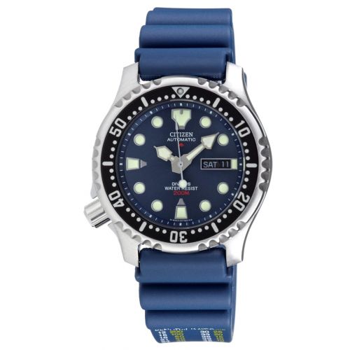 Citizen Promaster Automatic Diver΄s με Μπλε Λουράκι απο Καουτσούκ NY0040-17L