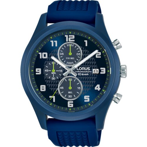 Αντρικό Ρολόι Lorus Sports Quartz με Λουράκι από Σιλικόνη RM389GX9