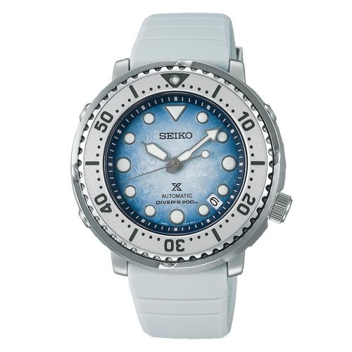 Ρολόι Seiko Prospex Tuna Save the Ocean Automatic με Λουράκι από Σιλικόνη SRPG59K1