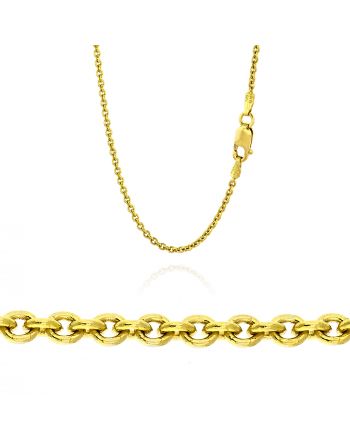 Γυναικεία Αλυσίδα από Κίτρινο Χρυσό 18 Καρατίων 008500
