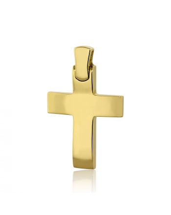 Σταυρός Βάπτισης Val΄Oro για Αγόρι Σκέτος Κίτρινο Χρυσό 14 Καρατίων Κ14 030255