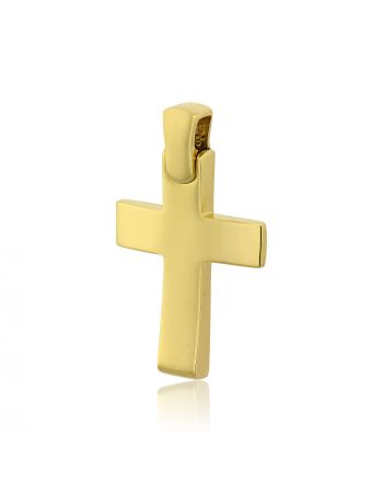 Σταυρός Βάπτισης Val΄Oro για Αγόρι Σκέτος Κίτρινο Χρυσό 14 Καρατίων Κ14 030267