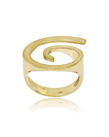 Δαχτυλίδι από Κίτρινο Χρυσό 14 Καρατίων 033029