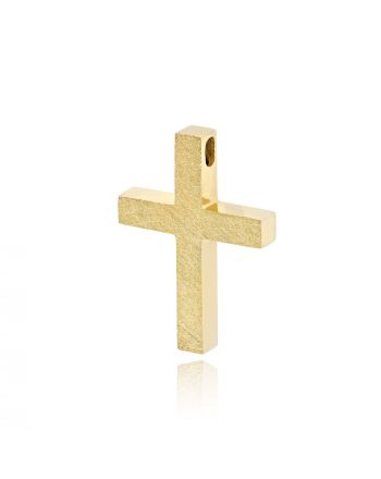 Σταυρός Βάπτισης Val΄Oro για Αγόρι Σκέτος Κίτρινο Χρυσό Κ14 033121