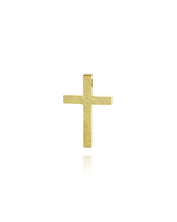 Σταυρός Βάπτισης για Αγόρι από Κίτρινο Χρυσό Κ14 035436