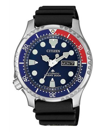 Ανδρικό ρολόι Citizen Promaster Diver΄s Automatic με Λουράκι από Καουτσούκ NY0086-16L