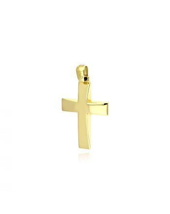 Σταυρός Βάπτισης για Αγόρι από Κίτρινο Χρυσό Κ14 037199