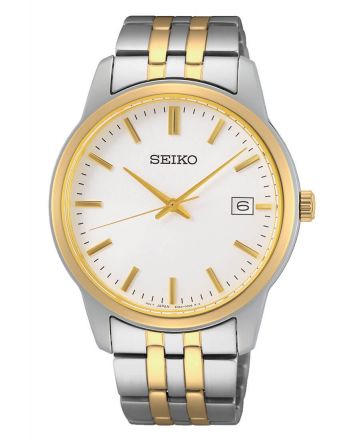 Ανδρικό Ρολόι Seiko Essential με Μπρασελέ απο Ανοξείδωτο Ατσάλι SUR402P1