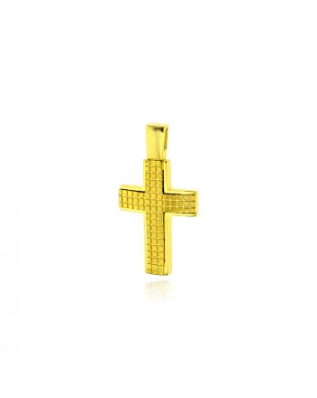 Σταυρός Βάπτισης για Αγόρια  από Κίτρινο Χρυσό Κ14 038357