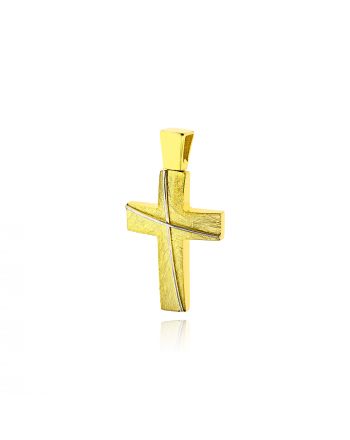 Σταυρός Βάπτισης για Αγόρια από Κίτρινο Χρυσό Κ14 038360