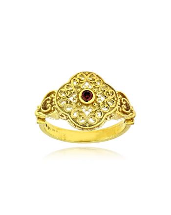 Δαχτυλίδι Anastasios Creations από Ασήμι 925 με Πέτρες Ζιργκόν 039096