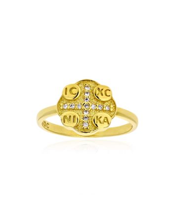 Δαχτυλίδι Κωνσταντινάτο Anastasios Creations από Ασήμι 925 με Πέτρες Ζιργκόν 039590