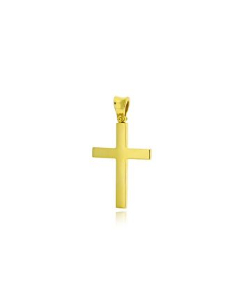 Σταυρός Βάπτισης για Αγόρι από  Κίτρινο  Χρυσό 14 Καρατίων 039690