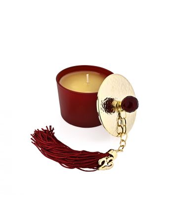 Αρωματικό Κερί με Καπάκι από Μέταλλο και Φούντα 040529
