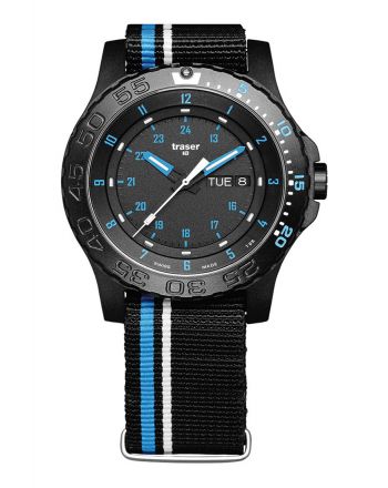 Αντρικό Ρολόι Traser P66 Blue Infinity με Λουράκι ΝΑΤΟ 105545