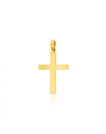Σταυρός Βάπτισης για αγόρι από Κίτρινο Χρυσό Κ14 041085